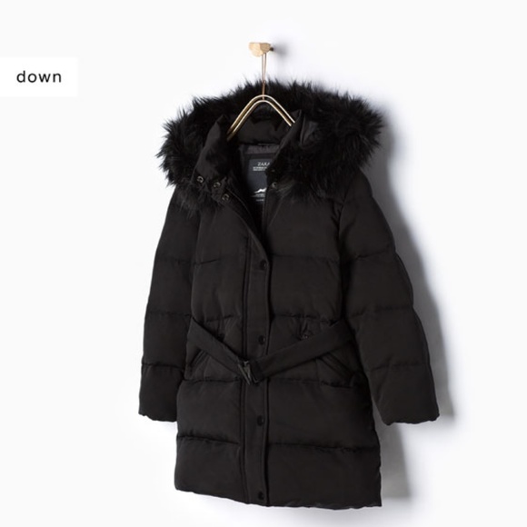 zara kids down jacket